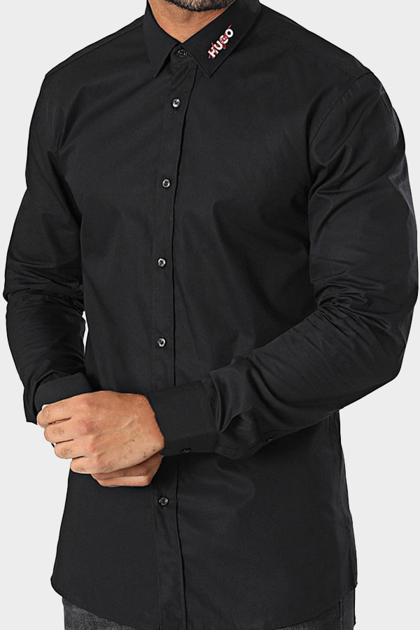 ΠΟΥΚΑΜΙΣΟ HUGO - 001 ΜΑΥΡΟ